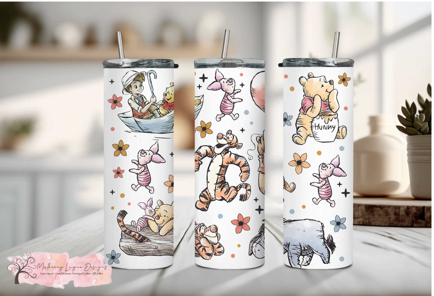 Honey Bear Skinny Tumbler