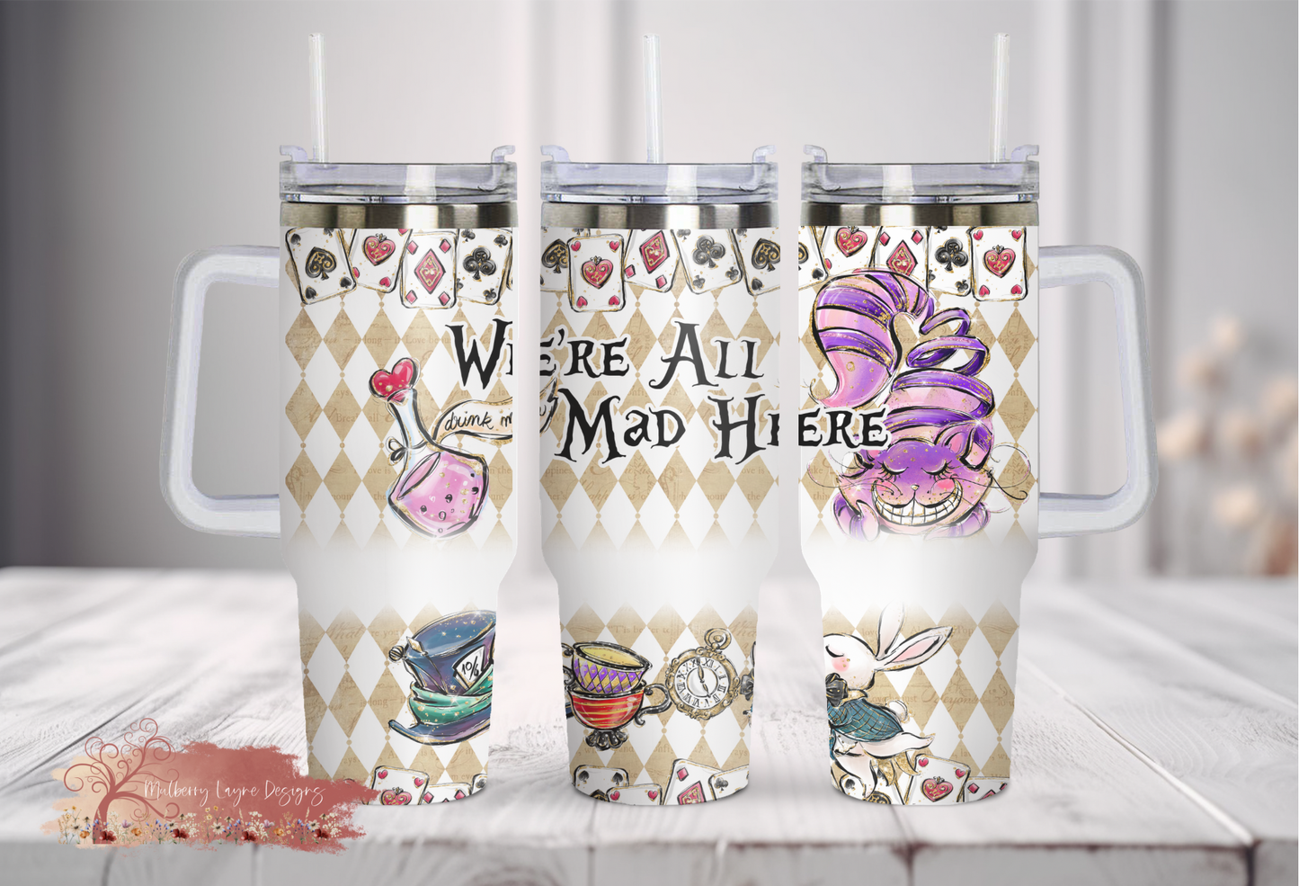 Wonderland  40oz Tumbler