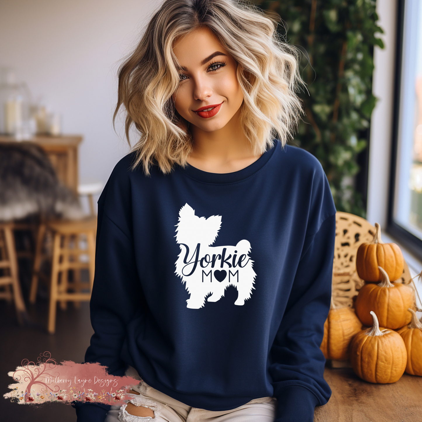 Yorkie Mom Sweatshirt