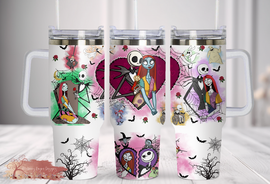 Jack & Sally 40oz Tumbler