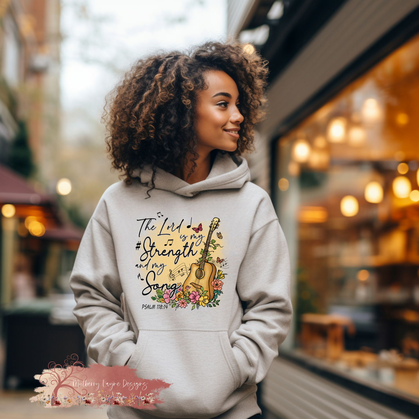 The Lord Is My Strength And My Song | Christian Hoodie