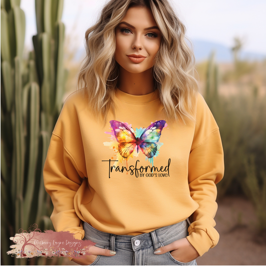 Transformed By God Sweatshirt