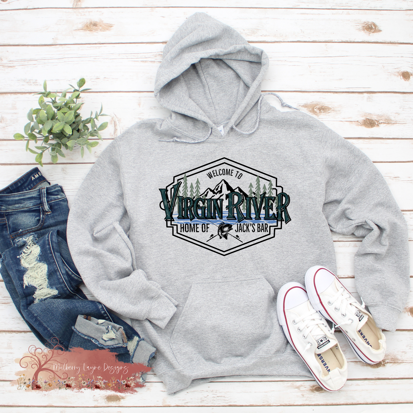 Virgin River Home Of Jacks Bar Hoodie