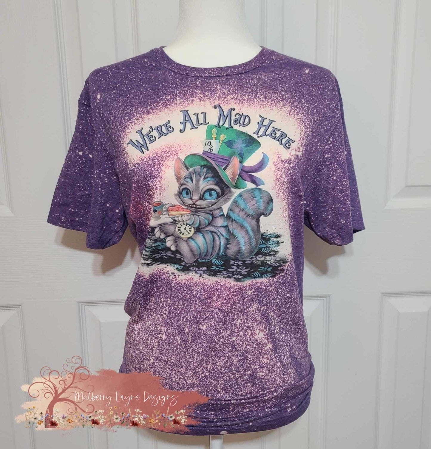 We’re All Mad Here Bleached Shirt