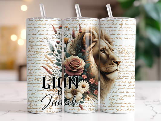 Lion Of Judah Skinny Tumbler