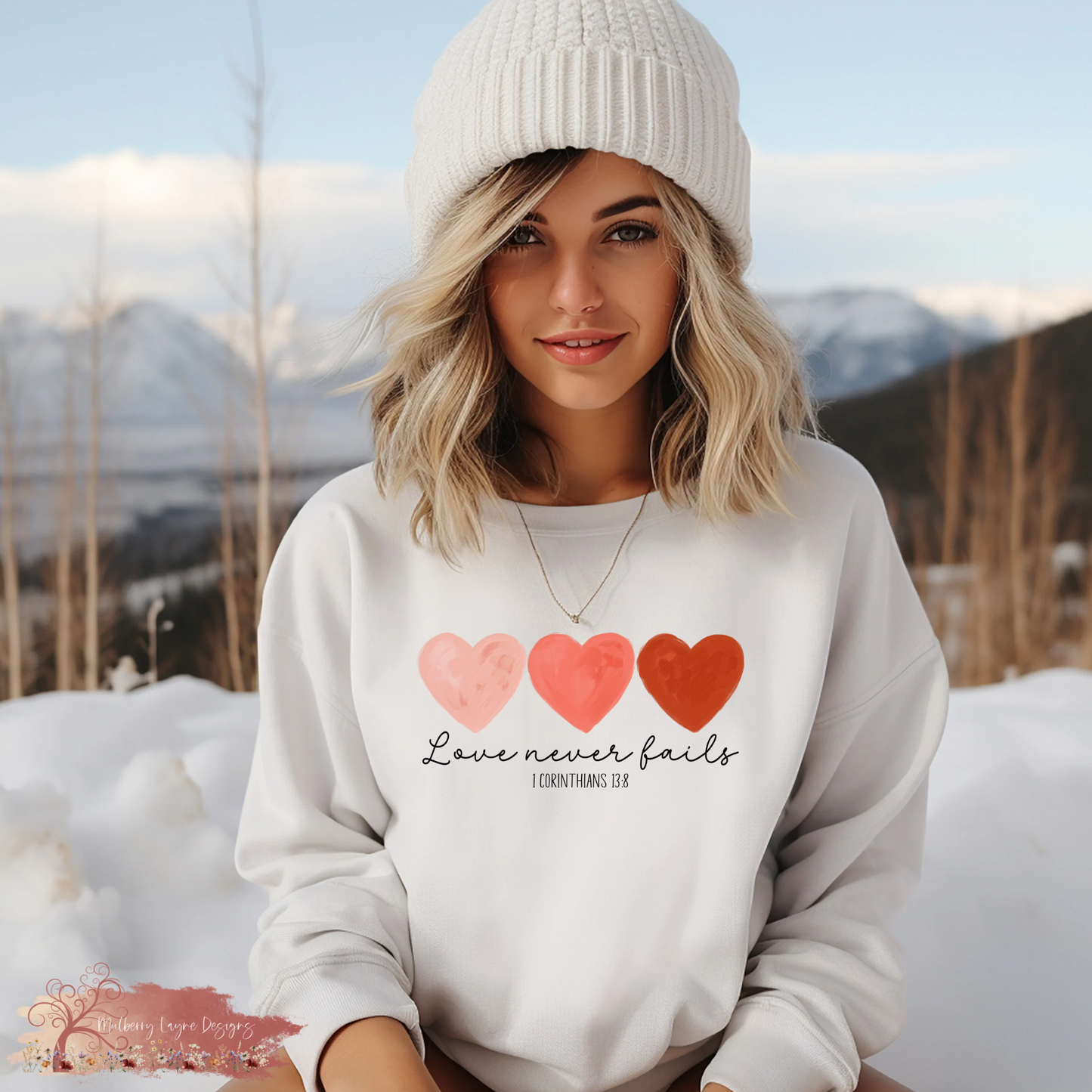 Love Never Fails Sweatshirt