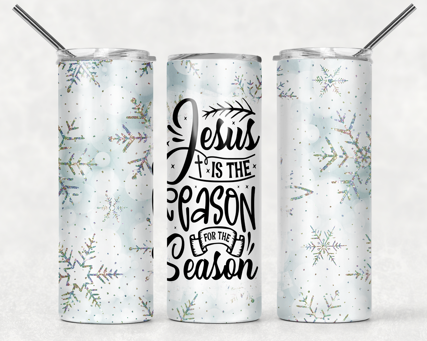 Jesus Is The Reason For The Season Skinny Tumbler