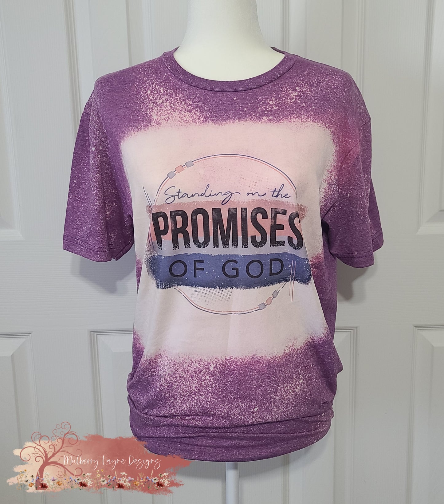 Bleached Promises Of God Bleached Shirt