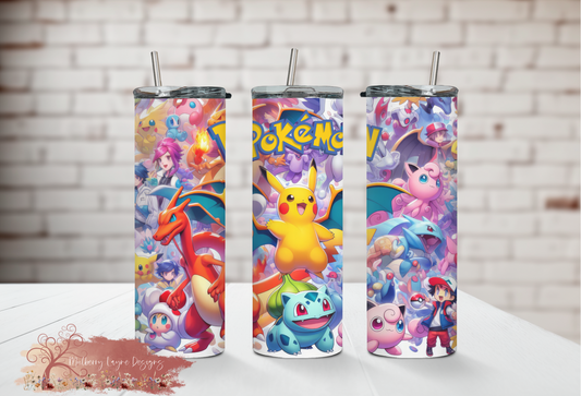 Anime Game Skinny Tumbler