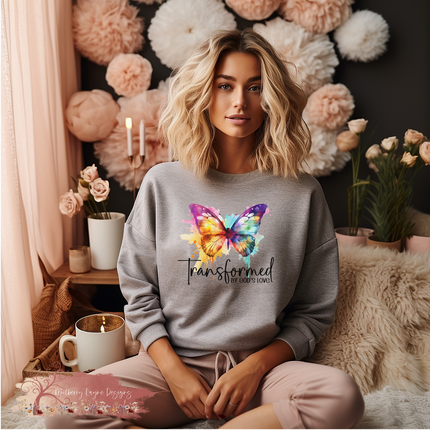 Transformed By God Sweatshirt