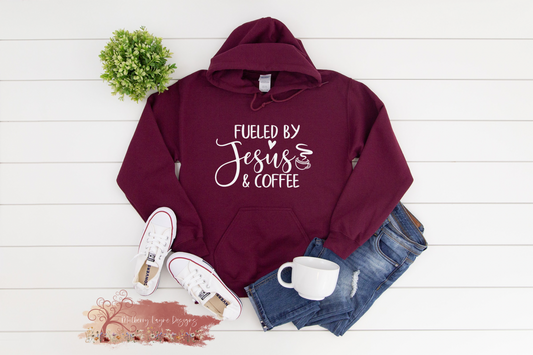 Fueled By Jesus And Coffee Hoodie