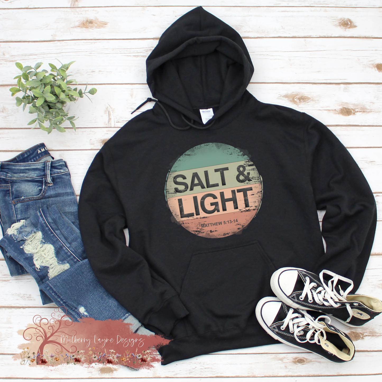 Salt & Light Hoodie  | Christian Hoodie