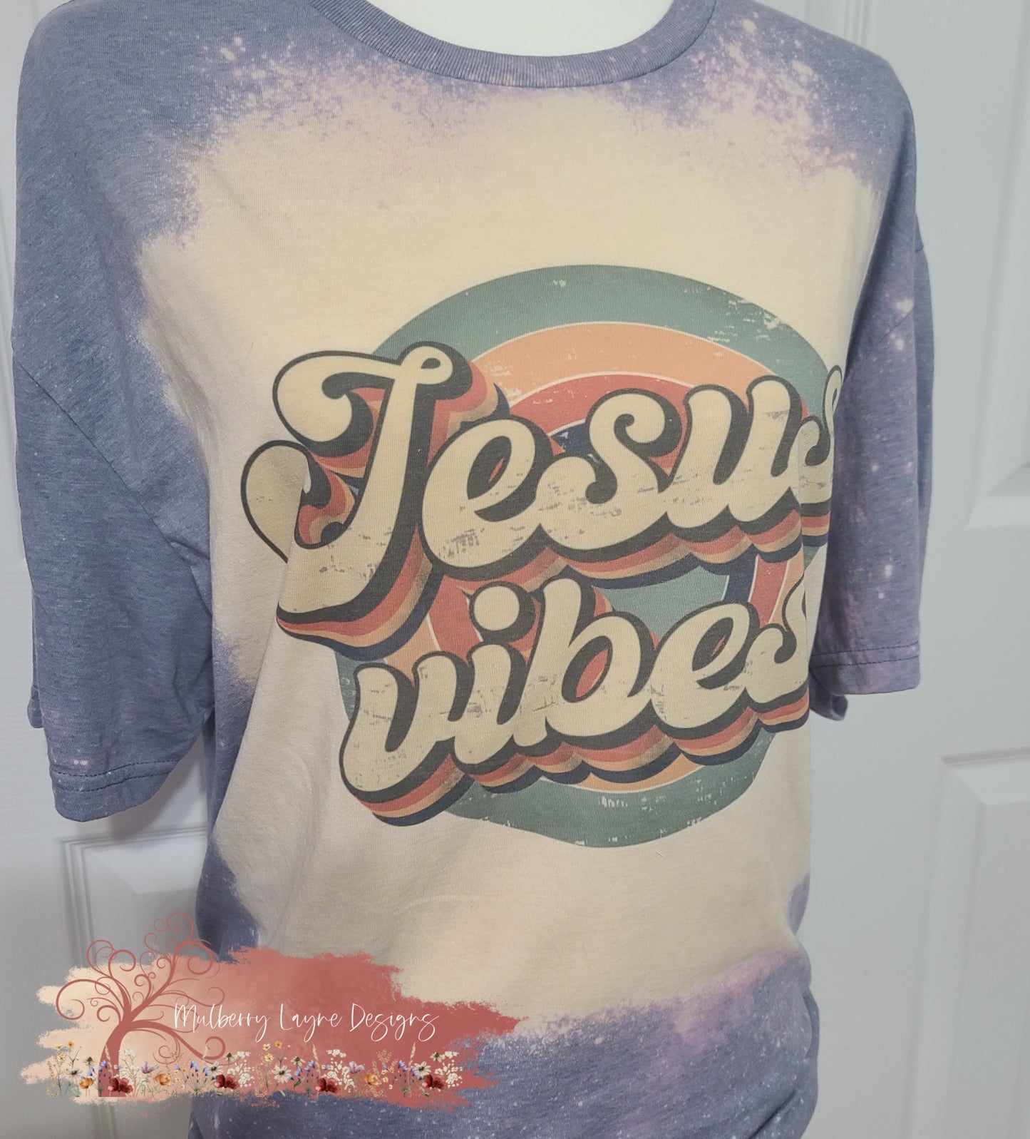 Jesus Vibes Bleached Shirt